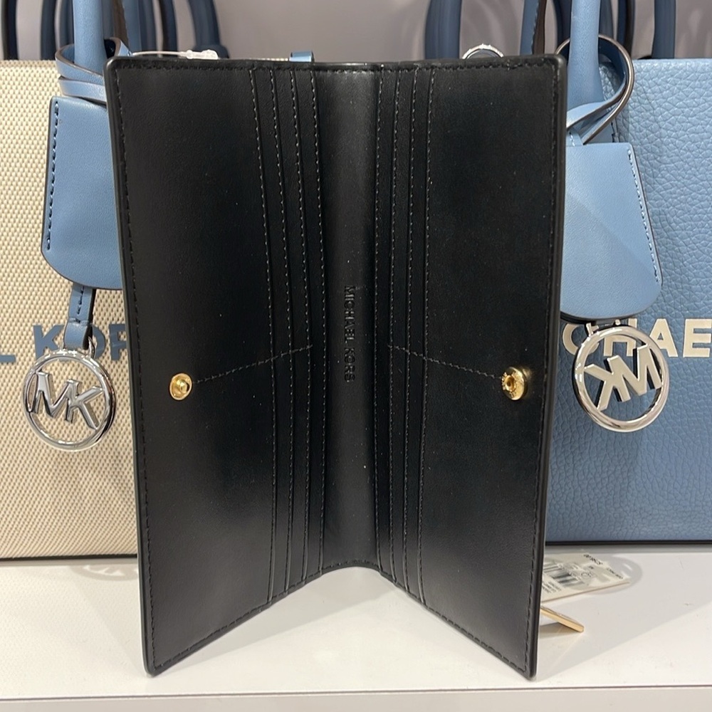 Michael Kors Reed Large Bifold Pebbled Leather Snap Wallet Card Case
Black
NWT - Picture 12 of 16